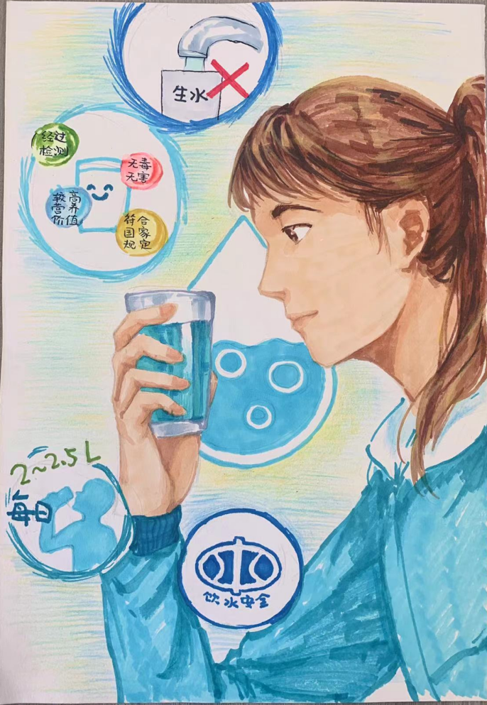 开展启东市中小学生“环境健康杯”征文绘画现场评比会 4.png